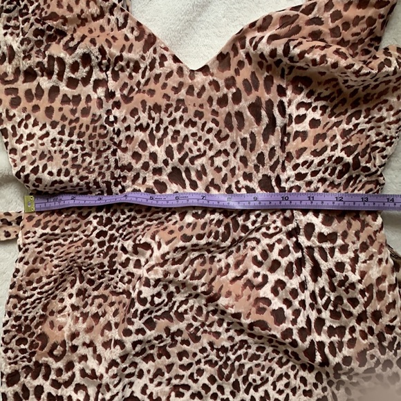 Velvet leopard mini dress. - Picture 5 of 6